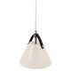Pendule, Lustre suspendate - Pendul design nordic STRAP 16 sticla alba