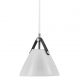 Pendule, Lustre suspendate - Pendul design nordic STRAP 16 sticla alba