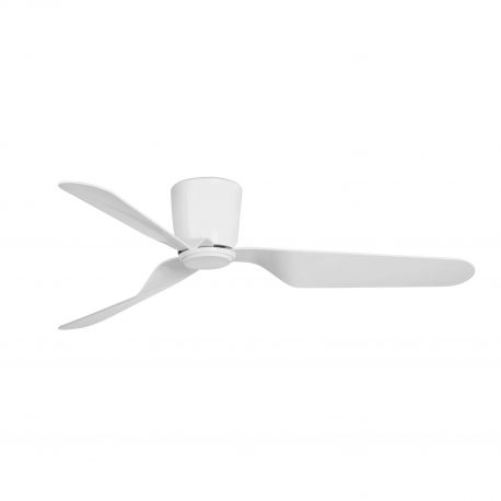 Lustre cu ventilator - Ventilator de tavan cu telecomanda design modern PEMBA alb