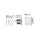 Spoturi - Spot LED incastrabil de exterior pavaj GRUND 7W inox negru