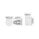 Spoturi - Spot LED incastrabil de exterior pavaj GRUND 2W inox negru