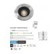 Spoturi - Spot LED orientabil / incastrabil de exterior pentru pavaj 13cm GEISER 7W / 38º