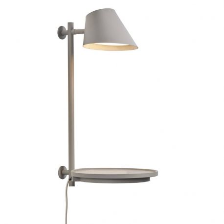 Aplice, corpuri de iluminat pentru pereti - Lampa de perete LED multifunctionala Stay gri