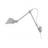 Aplica de perete cu brat articulat Stay Long gri