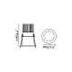 Spoturi tavan fals - Spot LED dimabil / incastrabil tavan / plafon FOX alb 10W