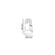 Spoturi tavan fals - Spot LED dimabil / incastrabil tavan / plafon FOX alb 5W