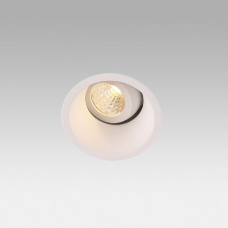 Spoturi tavan fals - Spot LED dimabil / incastrabil / orientabil pentru tavan / plafon FOX alb 5W
