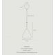 Pendule, Lustre suspendate - Pendul design nordic Pure 20, alb