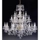 Candelabru XL Cristal Bohemia Exclusive 21 brate, ANDREA XXI. CE