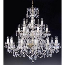 Lustre Cristal Bohemia - Candelabru XL Cristal Bohemia Exclusive 21 brate, ANDREA XXI. CE