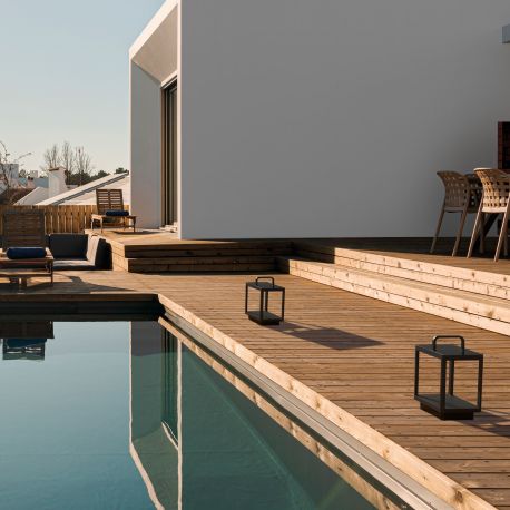 Lampi decorative si solare - Lampa LED solara portabila pentru iluminat exterior IP65 BALI H-36cm