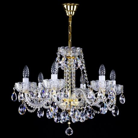 Lustre Cristal Bohemia - Candelabru Cristal Bohemia Exclusive 6 brate