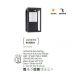Aplice - Aplica LED solara de exterior cu senzor miscare IP65 LOVETO
