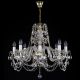 Candelabru elegant Cristal Bohemia Exclusive 8 brate DONATELA