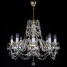 Candelabru elegant Cristal Bohemia Exclusive 8 brate DONATELA