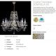 Lustre Cristal Bohemia - Candelabru elegant Cristal Bohemia Exclusive 8 brate DONATELA