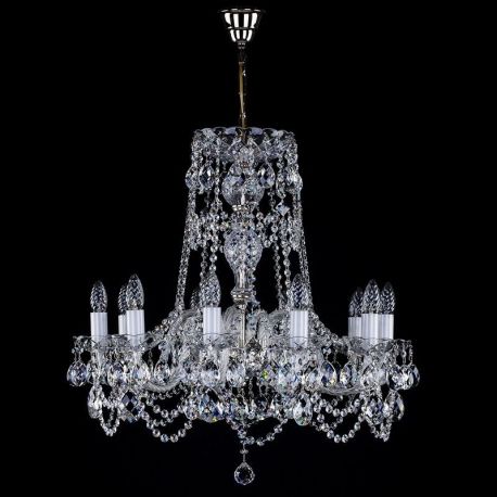 Lustre Cristal Bohemia - Candelabru elegant Cristal Bohemia Exclusive 10 brate DONATELA