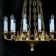 Candelabre, Lustre - Lustra LUX din alama, Candelabru 12 brate EGONA