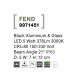 Aplice - Aplica de perete LED moderna pentru iluminat exterior IP65 FEND I