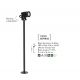 Stalpi - Stalp LED modern pentru iluminat exterior IP65 FEND H-64cm