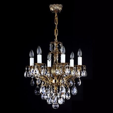 Lustre Cristal Bohemia - Candelabru 6 brate Cristal Bohemia Exclusive ETELA VI.