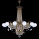 Corpuri de iluminat Lustre pentru casa scarii - Candelabru dimensiuni mari XXL Cristal Bohemia Exclusive EURYDIKA