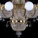 Corpuri de iluminat Lustre pentru casa scarii - Candelabru dimensiuni mari XXL Cristal Bohemia Exclusive EURYDIKA