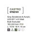 Aplice - Aplica pentru iluminat exterior IP65 CASTRO gri, H-35cm