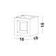 Aplice - Aplica pentru iluminat exterior IP65 CASTRO alb, H-35cm