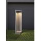 Stalpi - Stalp LED modern de exterior IP65 GRANTE gri ciment, H-53cm