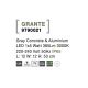 Stalpi - Stalp LED modern de exterior IP65 GRANTE gri ciment, H-53cm