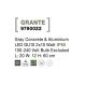 Stalpi - Stalp modern de exterior IP65 GRANTE gri ciment, H-60cm