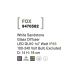 Stalpi - Mini stalp decorativ iluminat exterior IP65 FOX alb