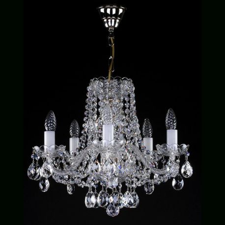 Lustre Cristal Bohemia - Candelabru Cristal Bohemia Exclusive 5 brate Francesca V.
