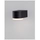 Aplice - Aplica LED moderna de exterior cu iluminat ambiental IP54 NUS I