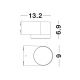 Aplice - Aplica LED moderna de exterior cu iluminat ambiental IP54 NUS I