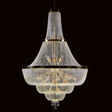 Lustre Cristal Bohemia - Lustra imperial Cristal Bohemia Exclusive Gemma 1100