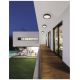 Aplice - Plafoniera LED pentru iluminat exterior design modern slim IP65 OLIVER neagra