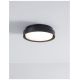 Aplice - Plafoniera LED pentru iluminat exterior design modern slim IP65 OLIVER neagra
