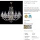 Lustre Cristal Bohemia - Candelabru Cristal Bohemia Exclusive 16 brate GWYNETH XVI.