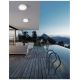 Aplice - Plafoniera LED pentru iluminat exterior design modern slim IP65 OLIVER alba