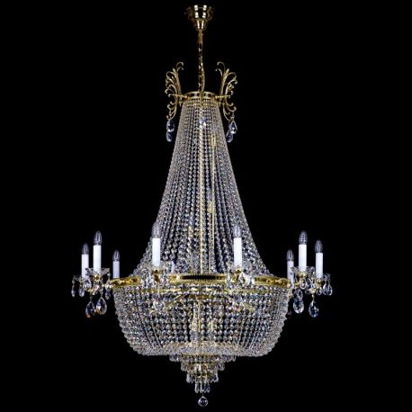 Lustre Cristal Bohemia - Lustra XXL Cristal Bohemia Exclusive Imperial CHERYL DIA 1100