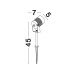 Tarusi - Tarus cu spot LED orientabil pentru iluminat exterior IP65 STAKE III