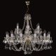 Candelabru 18 brate Cristal Bohemia Exclusive CHERRY