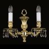 Aplica cu 2 brate Cristal Bohemia Exclusive ISLA II. WL