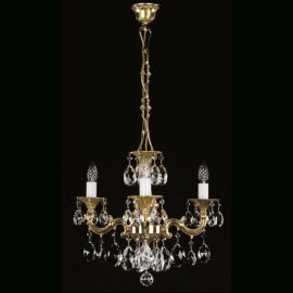 Lustre Cristal Bohemia - Candelabru Cristal Bohemia Exclusive 3 brate, diam.50cm JARMILA III.