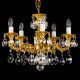 Lustre Cristal Bohemia - Candelabru Cristal Bohemia Exclusive 5 brate, diam.52cm JARMILA V.
