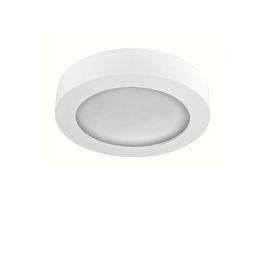 Plafoniere - Plafoniera design modern slim din gips alb 30cm BONA