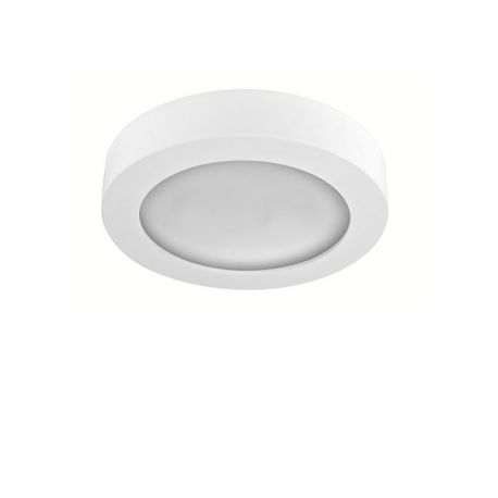 Plafoniere - Plafoniera design modern slim din gips alb 30cm BONA
