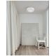 Plafoniere - Plafoniera design modern slim din gips alb 51cm BONA